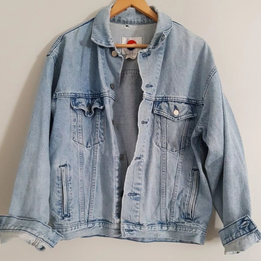 Vintage Pepsi Cola Denim Trucker Jacket Mens M - Picture 1 of 7